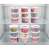 image:imagePARTY BARGAINS 16 oz Deli Containers with Lids  24 Count Round Clear Food Storage Plastic Containers Microwavable BPAFree Leakproof Takeout Container for Meal Prep