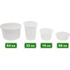 image:imagePARTY BARGAINS 16 oz Deli Containers with Lids  48 Count Round Clear Food Storage Plastic Containers Microwavable BPAFree Leakproof Takeout Container for Meal Prep
