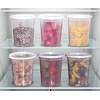image:imagePARTY BARGAINS 32 oz Deli Containers with Lids  24 Count Round Clear Food Storage Plastic Containers Microwavable BPAFree Leakproof Takeout Container for Meal Prep