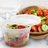 image:imagePARTY BARGAINS 36Pack Food Containers with Lids  8oz 16oz and 32oz Combo Deli Containers for Food Temperature Resilient Leak Proof amp Reusable