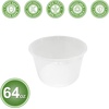 image:imagePARTY BARGAINS 64 oz Deli Containers with Lids  14 Count Half Gallon Round Clear Food Storage Containers Microwavable BPAFree Leakproof Takeout Container for Meal Prep