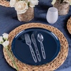 image:imagePARTY BARGAINS Emerald Settings Clear Plastic Cutlery Set 360Piece  180 Forks 120 Spoons 60 Knives  HeavyDuty Disposable Utensils for Parties Weddings Buffets BBQs amp Catering  BPA Free