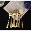 image:imageParty Bargains Disposable Plastic Silverware Flatware Forks  Durable amp Elegant Stylish Polished Gold Cutlery  Pack of 120