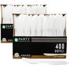 image:imageBlue Sky 400Piece Disposable Plastic Knive White 2 Packs