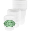 image:imagePARTY BARGAINS 36Pack Food Containers with Lids  8oz 16oz and 32oz Combo Deli Containers for Food Temperature Resilient Leak Proof amp Reusable
