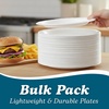 image:imageBlue Sky 100 Count Disposable Plastic Plates 7 White