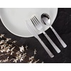 image:imageParty Bargains Disposable Pebble Collection Silverware Spoons 32 Count Silver Heavy Duty Plastic Flatware Cutlery Utensils Excellent for Wedding Parties Buffet Catering