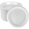 image:imageBlue Sky 100 Count Disposable Plastic Plates 9Inch White