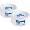 image:imageBlue Sky 7 Inch White Plastic Plates  200 Count Disposable Plastic Plates Microwave Safe Perfect for Birthday Parties Weddings Banquets Picnics and Everyday Use