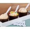 image:imageBlue Sky 3 Plastic Mini Spoons  400 Count White HeavyDuty Disposable Plastic Tasting Spoons Excellent for Desserts Appetizers Jello Shots Yogurts Spices and Samples