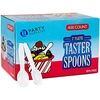 image:imageBlue Sky 3 Plastic Mini Spoons  400 Count White HeavyDuty Disposable Plastic Tasting Spoons Excellent for Desserts Appetizers Jello Shots Yogurts Spices and Samples