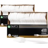 image:imageBlue Sky Medium Weight Plastic Fork White Case of 400 2 1 PACK